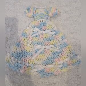 Handmade Crochet Barbie Doll Dress